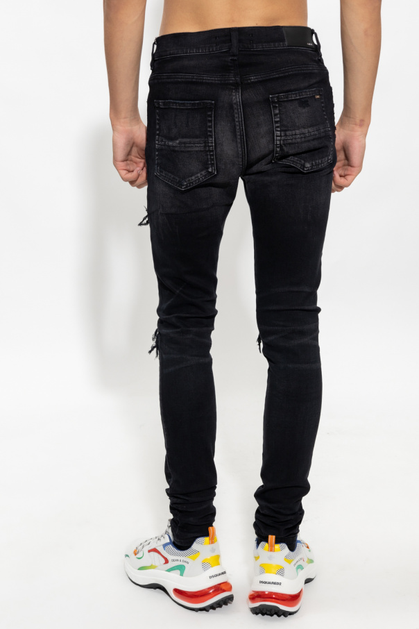 AMIRI Stack Skinny Velour Pants Black Men's - SS21 - US